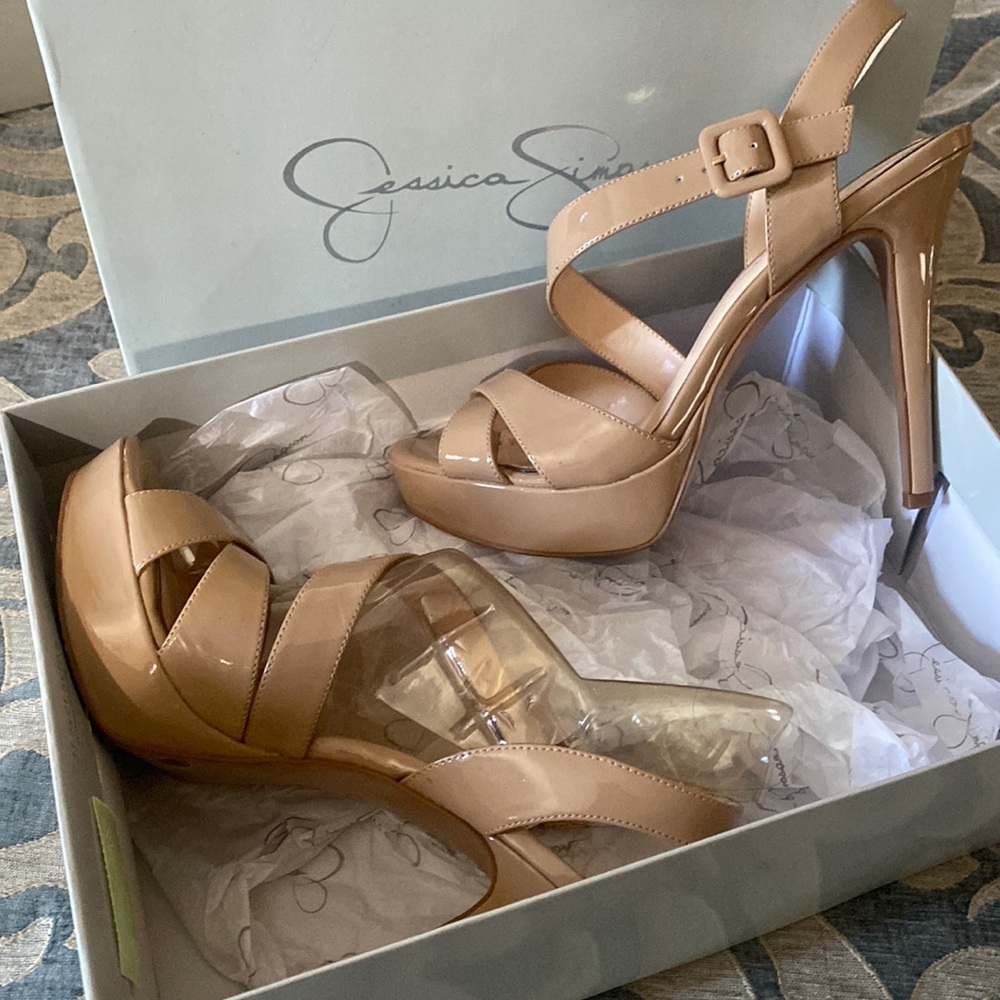 Jessica Simpson platform heels